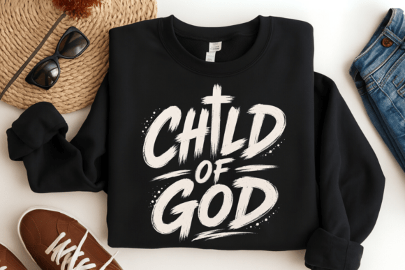 Child of God PNG Faith-Based T-Shirt Designs