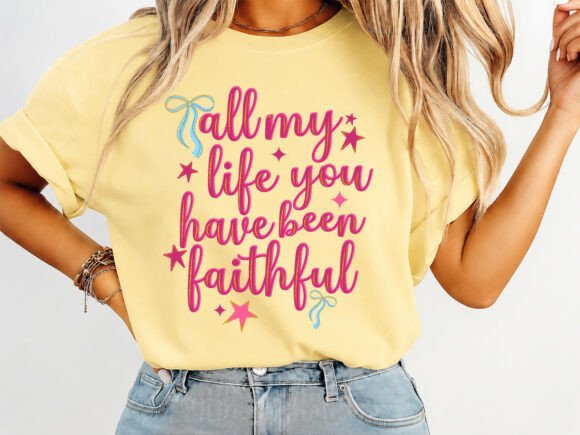 Faithful Quote T-Shirt SVG PNG Design for Local Business Branding