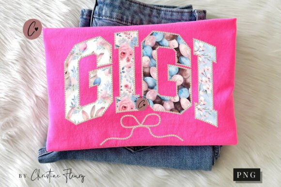 Pearl Easter Gigi PNG Design for T-Shirt Designs