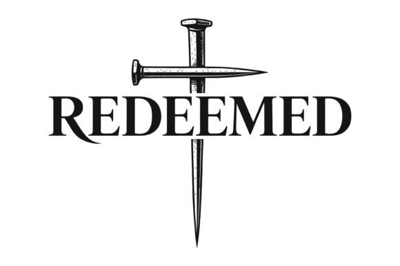 Redeemed Cross Nails SVG for T-Shirt Designs