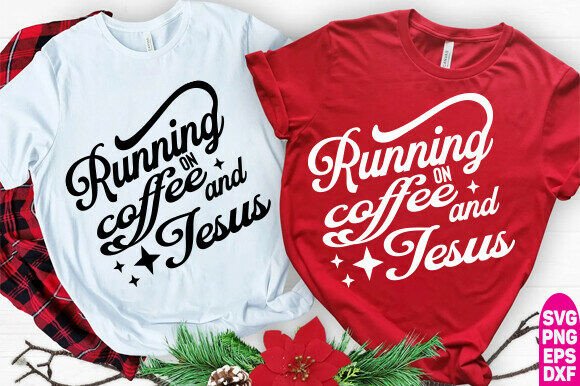 Running on Grace and Coffee SVG