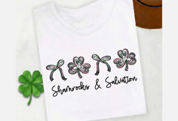 Shamrocks and Salvation Svg Eps Png for T-Shirt Designs