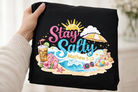 Stay Salty Mathew 5 13 Png for T-Shirt Designs